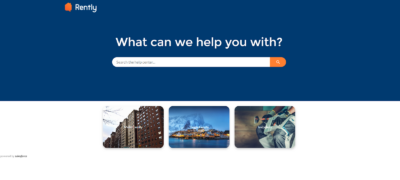 Rently's self-service help center for multifamily, single family, and installers