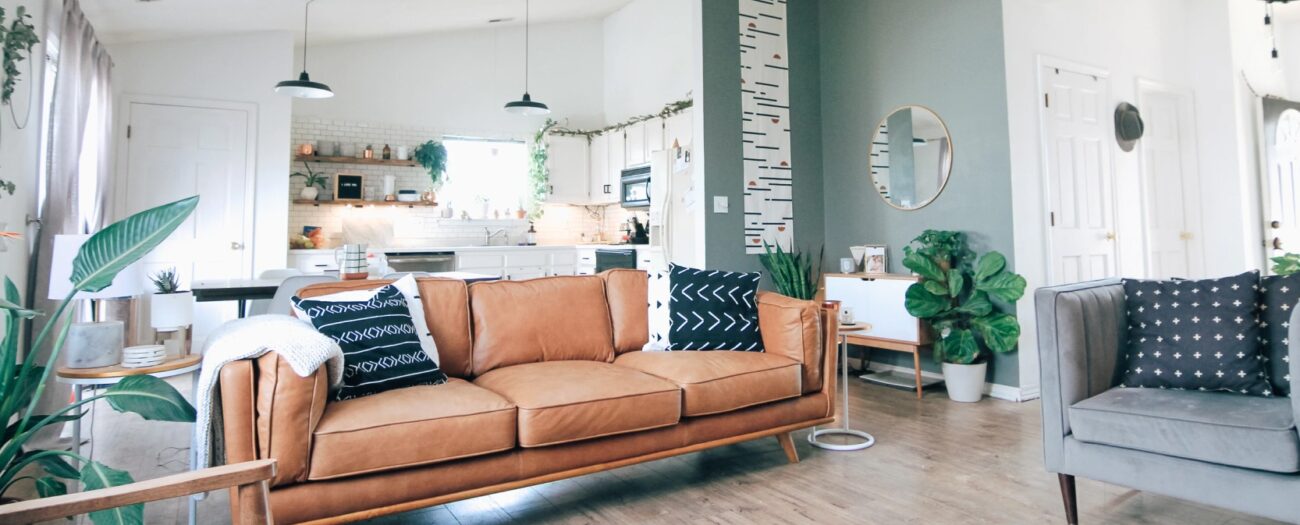 smart multifamily apartment living room