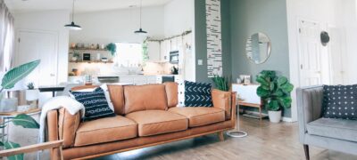 smart multifamily apartment living room