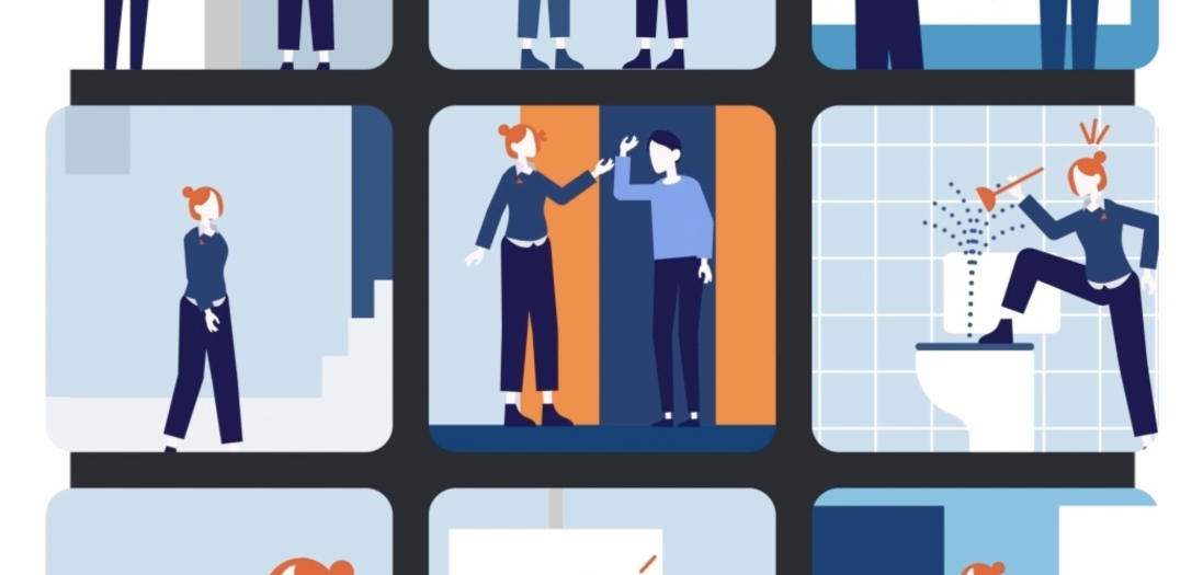 depiction of the leasing process from start to finish