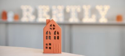 Hand made clay house representing the Tunnel to Tower Foundation at the Rently Summit 2023