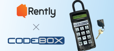 Rently and CodeBox integration Announcement displayed along a CodeBox