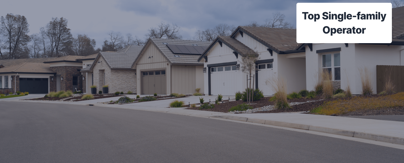 Top Single Family Operator Community