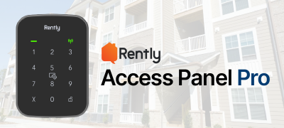 Rently Access Panel Pro for common areas and amenities