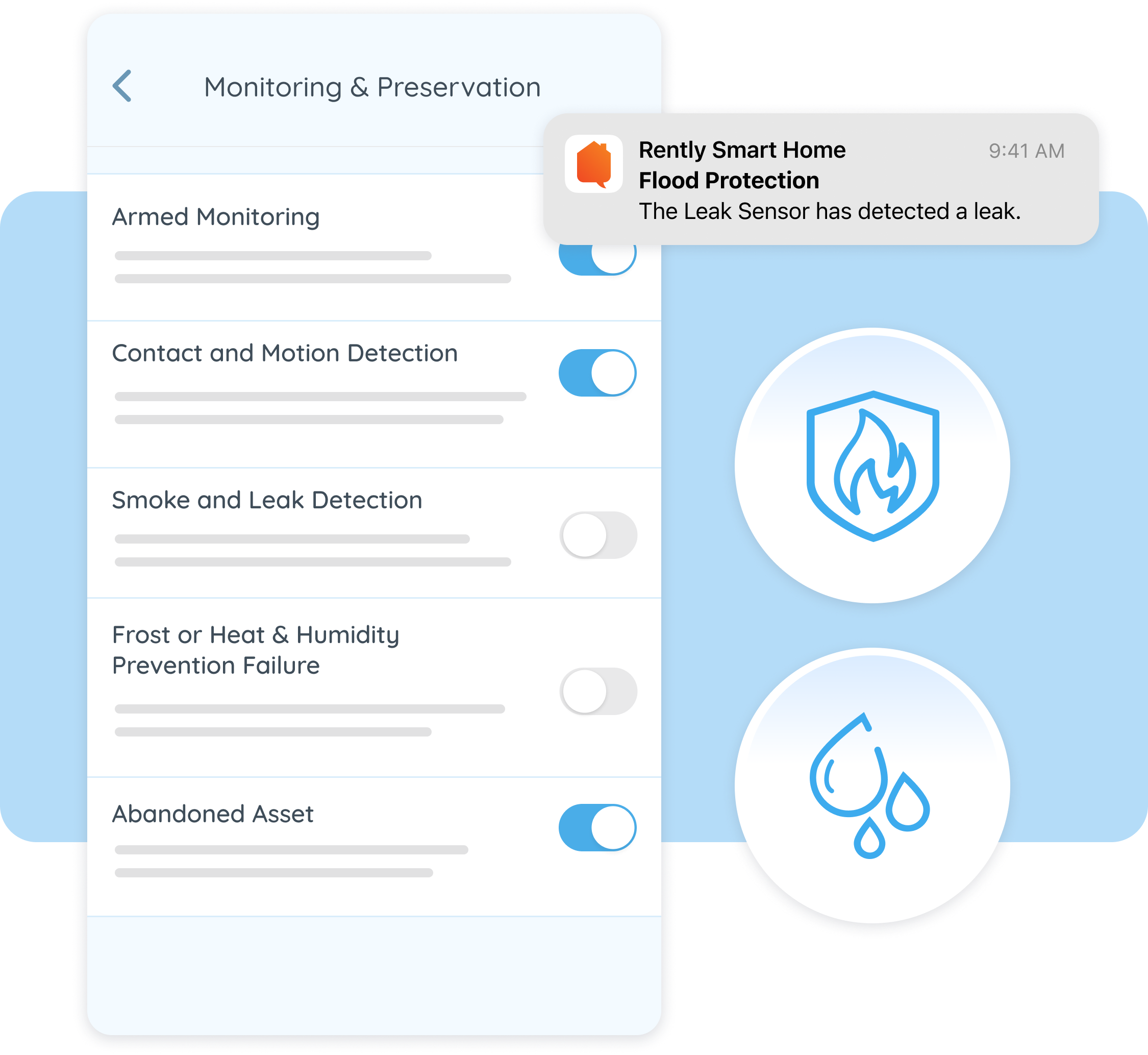 smart home damage prevention